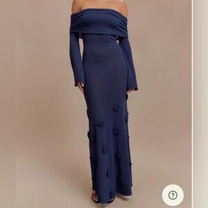 Meshki Kiki Off Shoulder Rose Maxi Dress